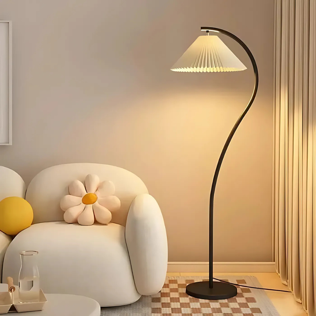 Kirrea Modern LED Arc Floor Lamp For Living Room Lighting