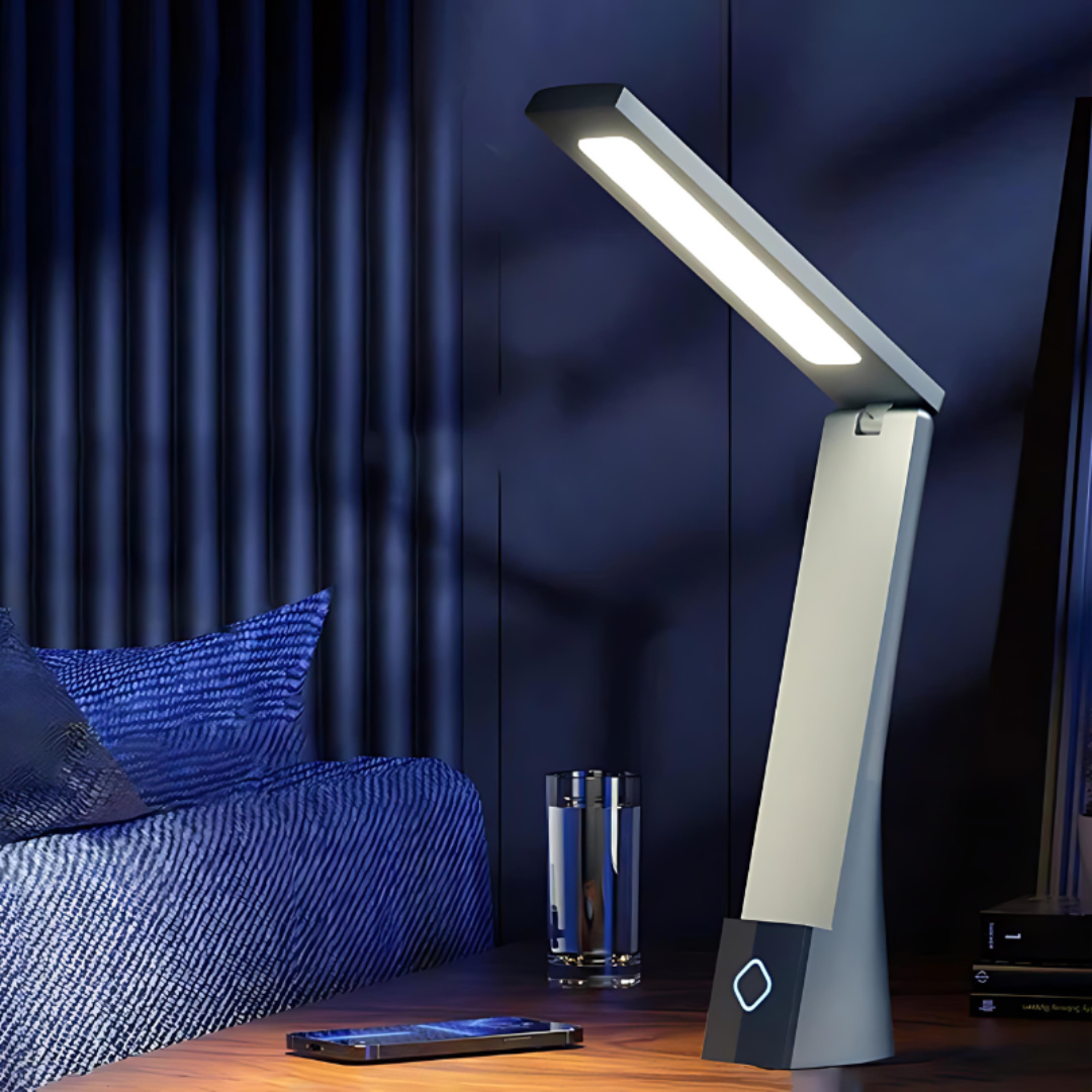 Lumira Compact Foldable LED Table Lamp With Touch Controls