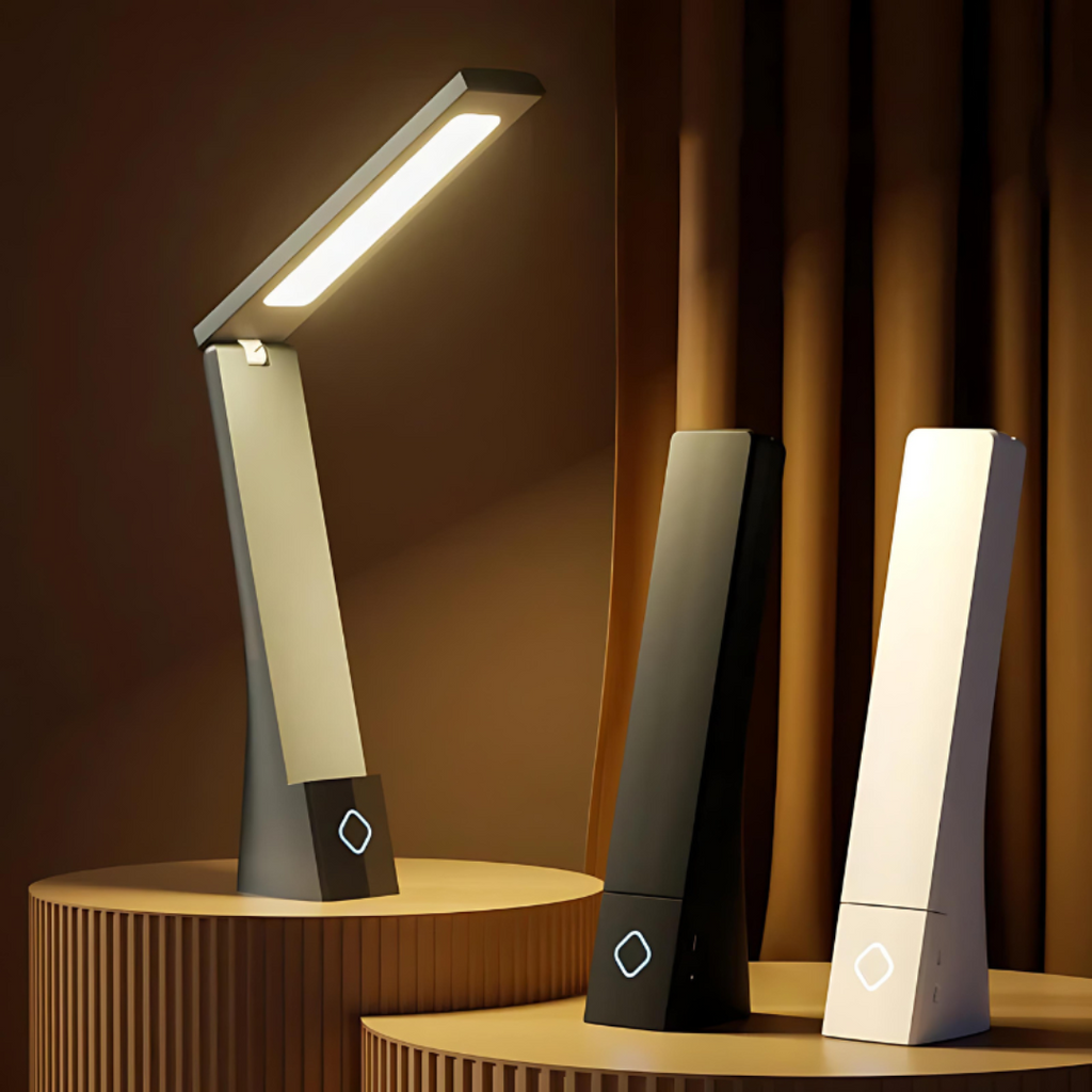 Lumira Compact Foldable LED Table Lamp With Touch Controls