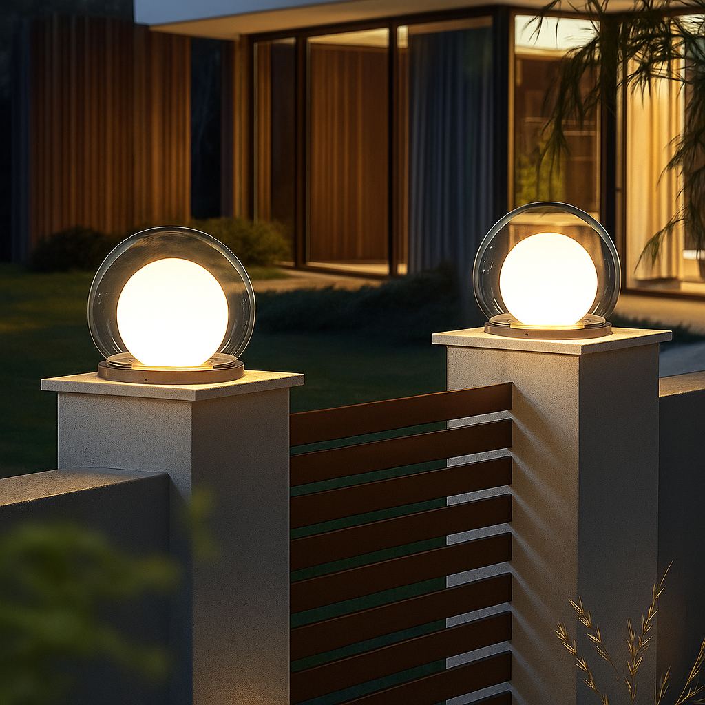Lunara Solar Outdoor Moon Lamp With Soft Ambient Glow
