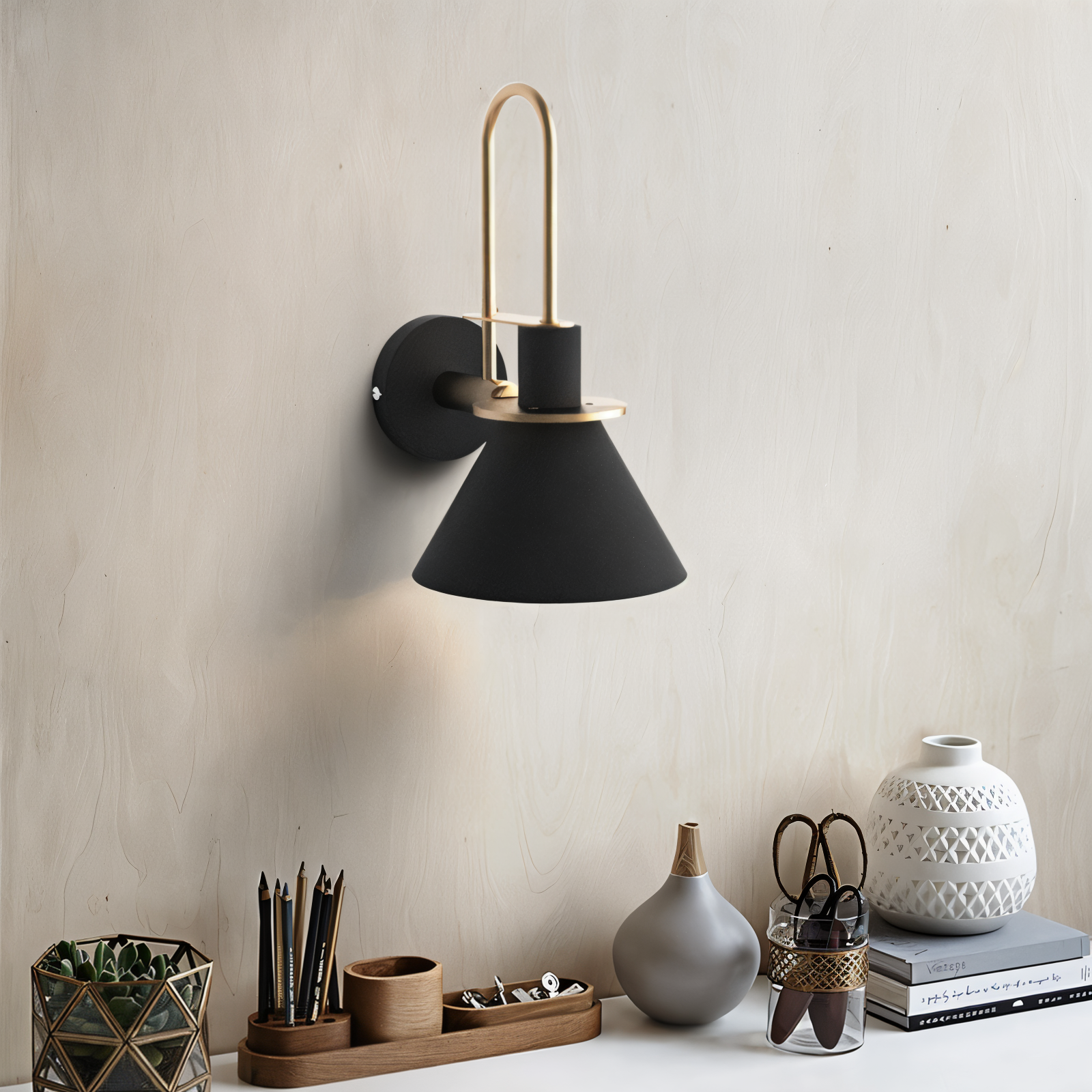 Lunaro | Postmodern Trumpet LED Wall Lamp For Corners
