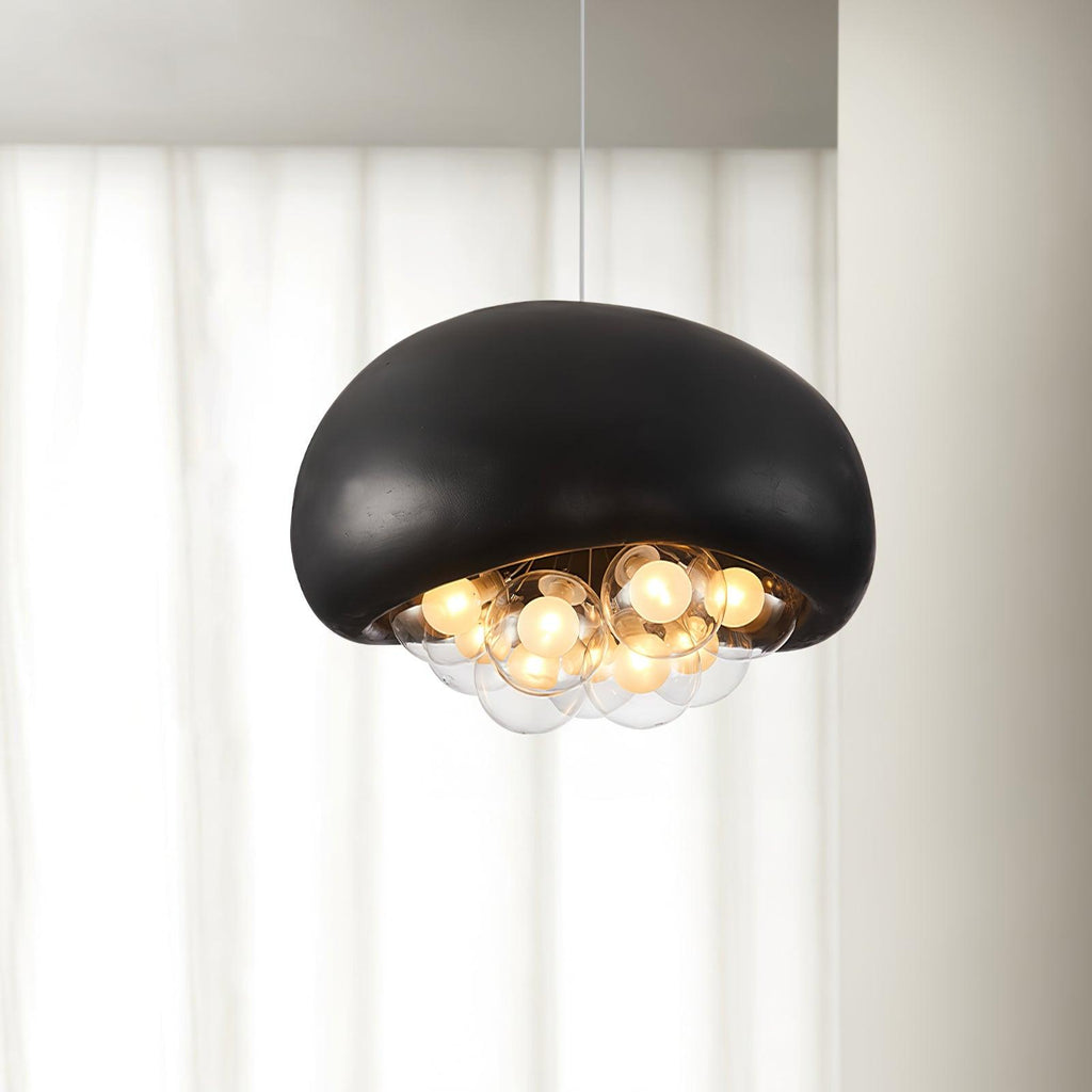 Lunara Orb Bubble Sphere Decorative Pendant Light Fixture Modern Centerpiece Lighting