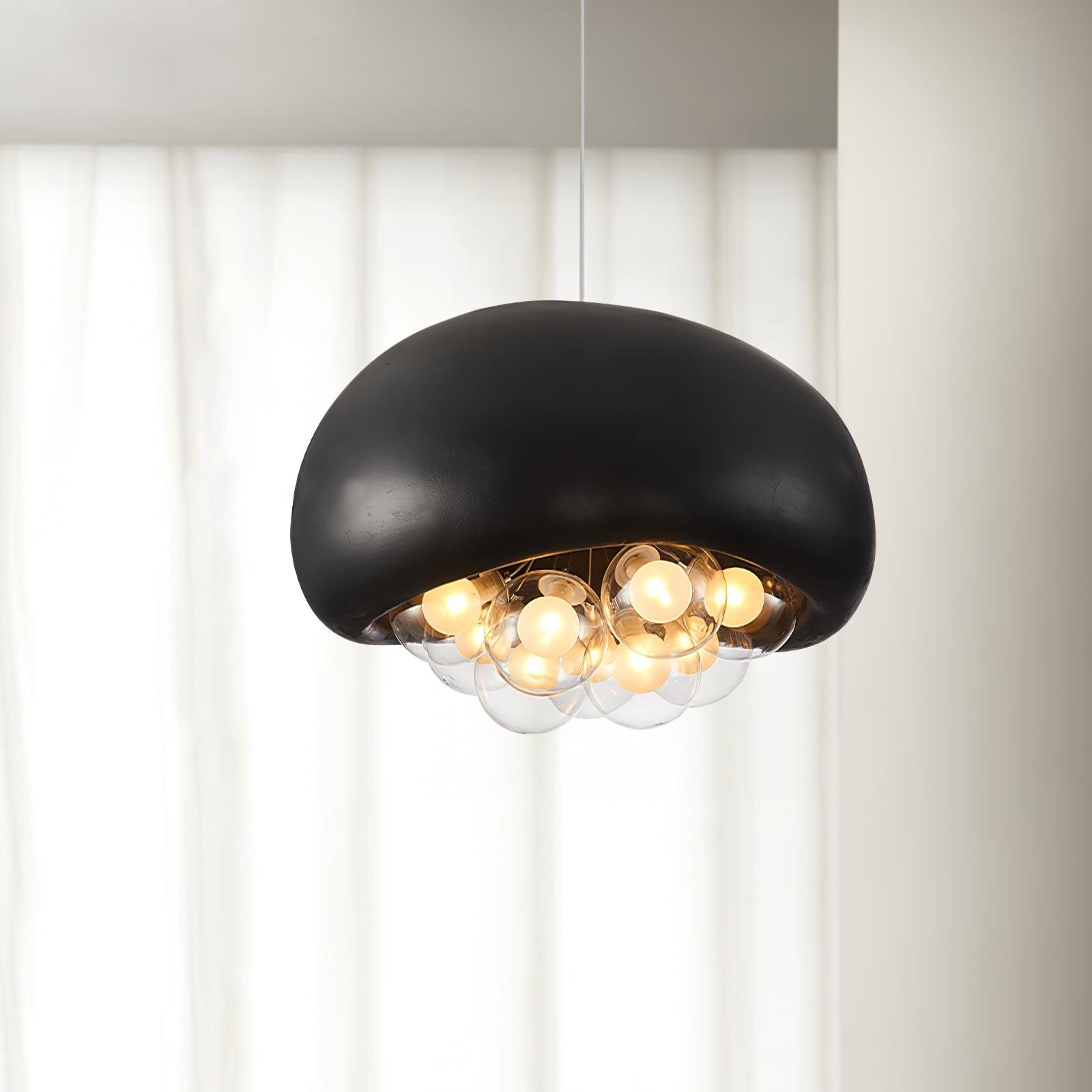 Lunara Orb Bubble Sphere Decorative Pendant Light Fixture Modern Centerpiece Lighting