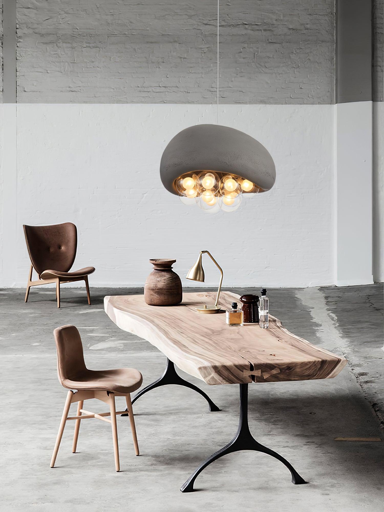 Lunara Orb Bubble Sphere Decorative Pendant Light Fixture Modern Centerpiece Lighting