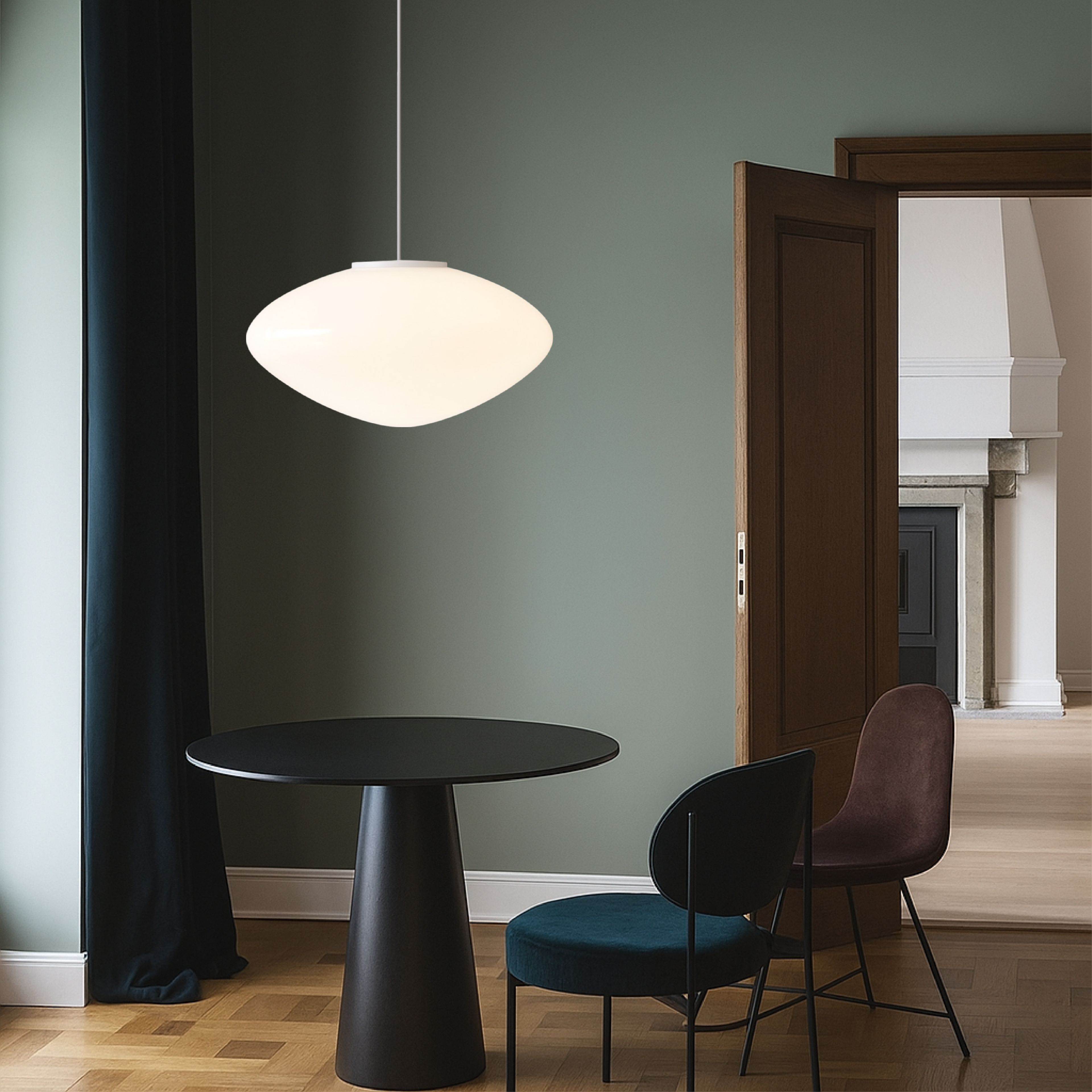 Nordala Layered Danish Pendant Lamp With Soft Diffused Glow