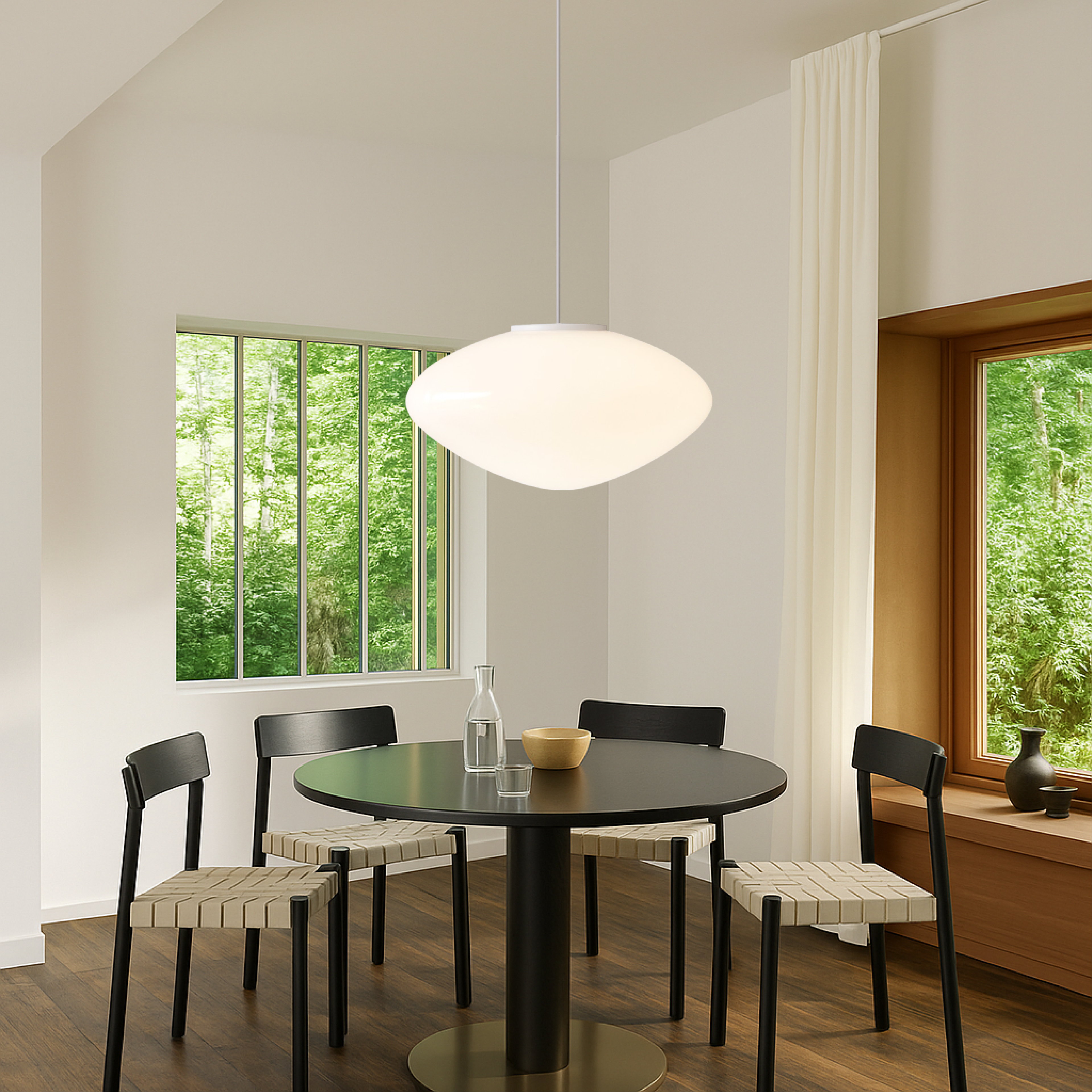 Nordala Layered Danish Pendant Lamp With Soft Diffused Glow
